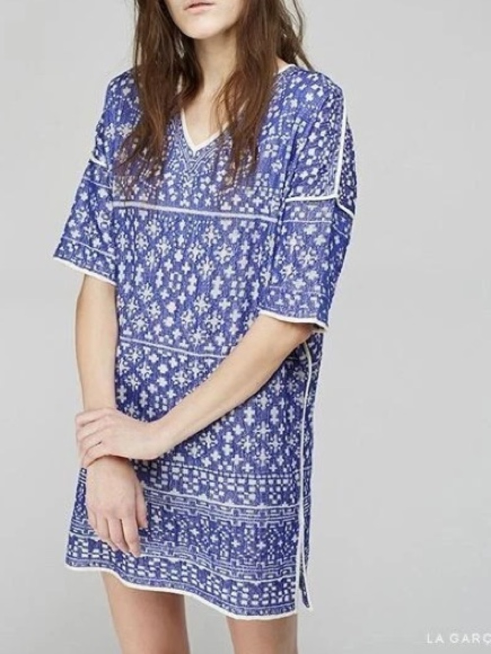 Isabel Marant Etoile Beverly Embroidery Tunic Dress